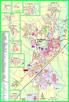Stadtplan Oettingen